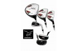 BOYS LEFT HAND XV GOLF CLUB SET w/460cc DRIVER & FREE PUTTER: TEEN OR TWEEN LENGTH 